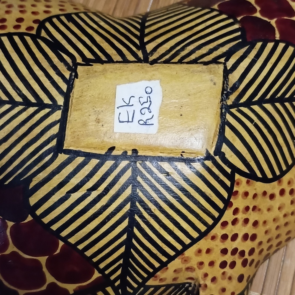 Zebra timber dish - Picture 7 of 8